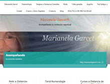 Tablet Screenshot of marianelagarcet.com